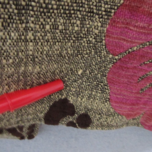 Vintage Painted Pony Jacket Large Floral Art to Wear Lagenlook Open Front USA - Picture 9 of 9